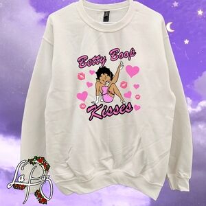 Cute betty boop Valentine sweatshirt